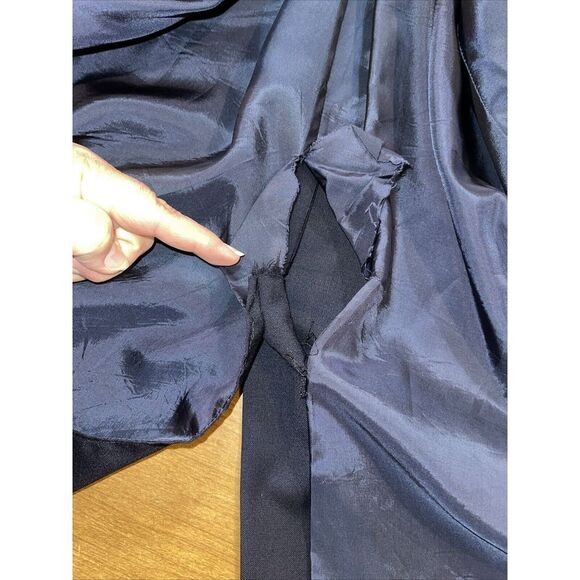 Loro Piana Samuelsohn Blazer Mens‎ 42R Navy Blue 110s Wool Jacket Sport Coat - Picture 13 of 14